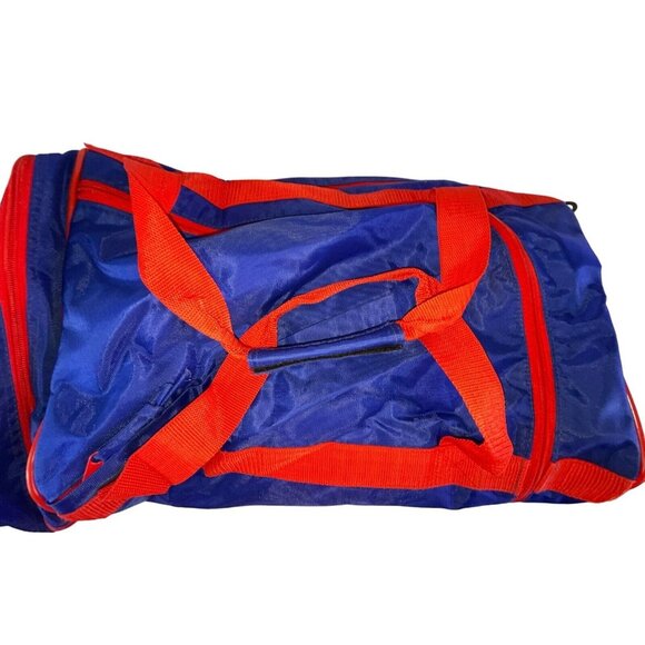 Snickers Athletic Soccer Football Duffel Sport Bag Vtg 1990 Candy Advertisement - Picture 2 of 11